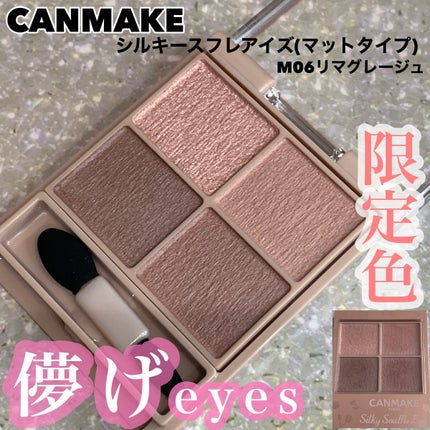 シルキースフレアイズ(マットタイプ)/キャンメイク/アイシャドウパレットを使ったクチコミ(1枚目)