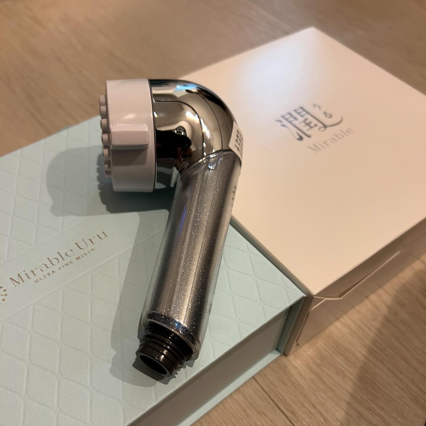 ミラブル潤/ミラブル/シャワーヘッドを使ったクチコミ（2枚目）