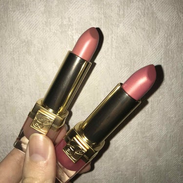 職場で頂いたESTEE LAUDERのリップ💄です

1番と29番を私は頂きました。

一度塗りでは薄付きですが何度か重ねるとしっかりと唇💋に色がつきます！

保湿力があって甘い香りがします。(香りはき