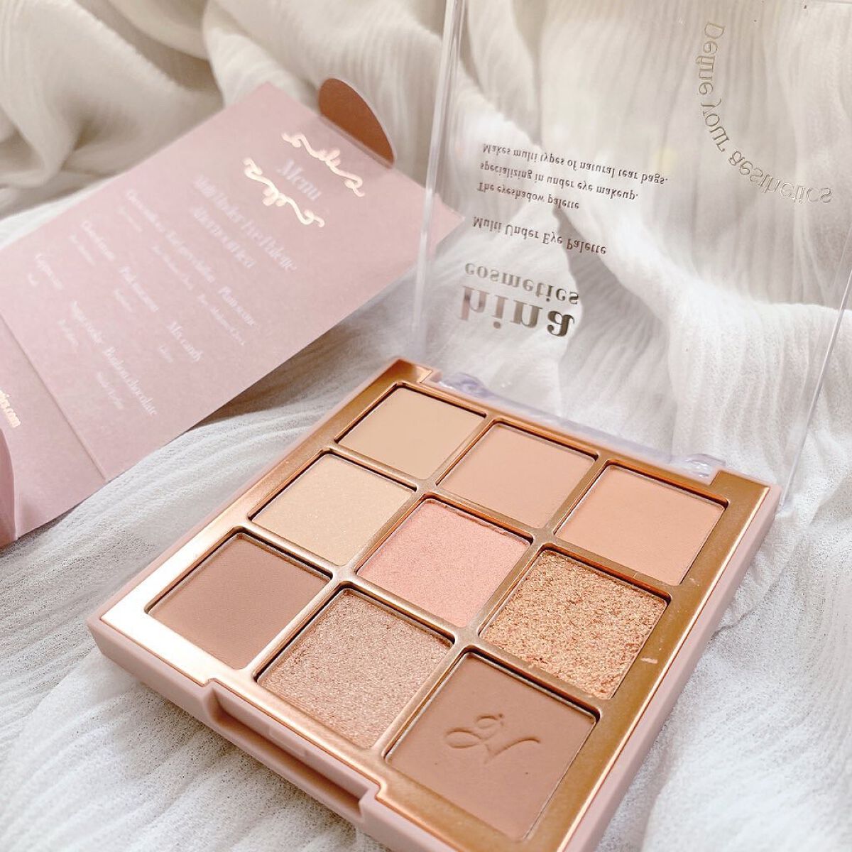 マルチアンダーアイパレット/hina cosmetics/アイシャドウパレットを使ったクチコミ（2枚目）