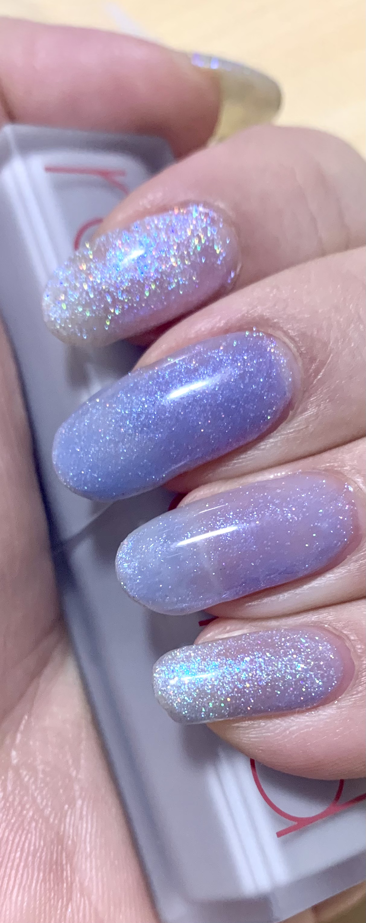 ジェルネイル（ライト対応）/セリア/ジェルネイルを使ったクチコミ（1枚目）