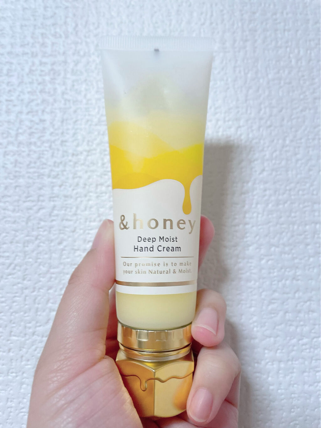 アンドハニー　ディープモイスト ハンドクリーム/&honey/ハンドクリームを使ったクチコミ（2枚目）