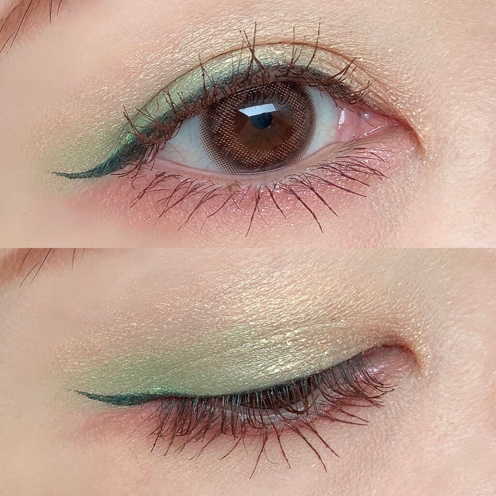 マイベストライナー カーキブラウン/ドーリーウインク/リキッドアイライナーを使ったクチコミ（2枚目）