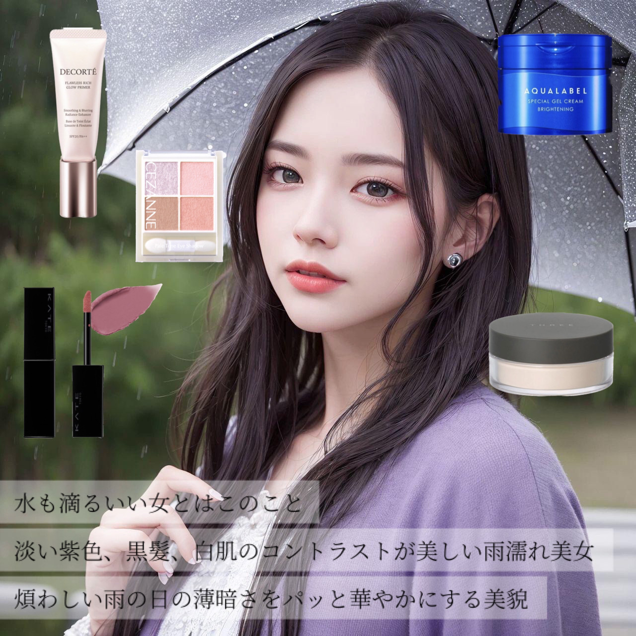 アルティメイトダイアフェネス ルースパウダー/THREE/ルースパウダーを使ったクチコミ（2枚目）