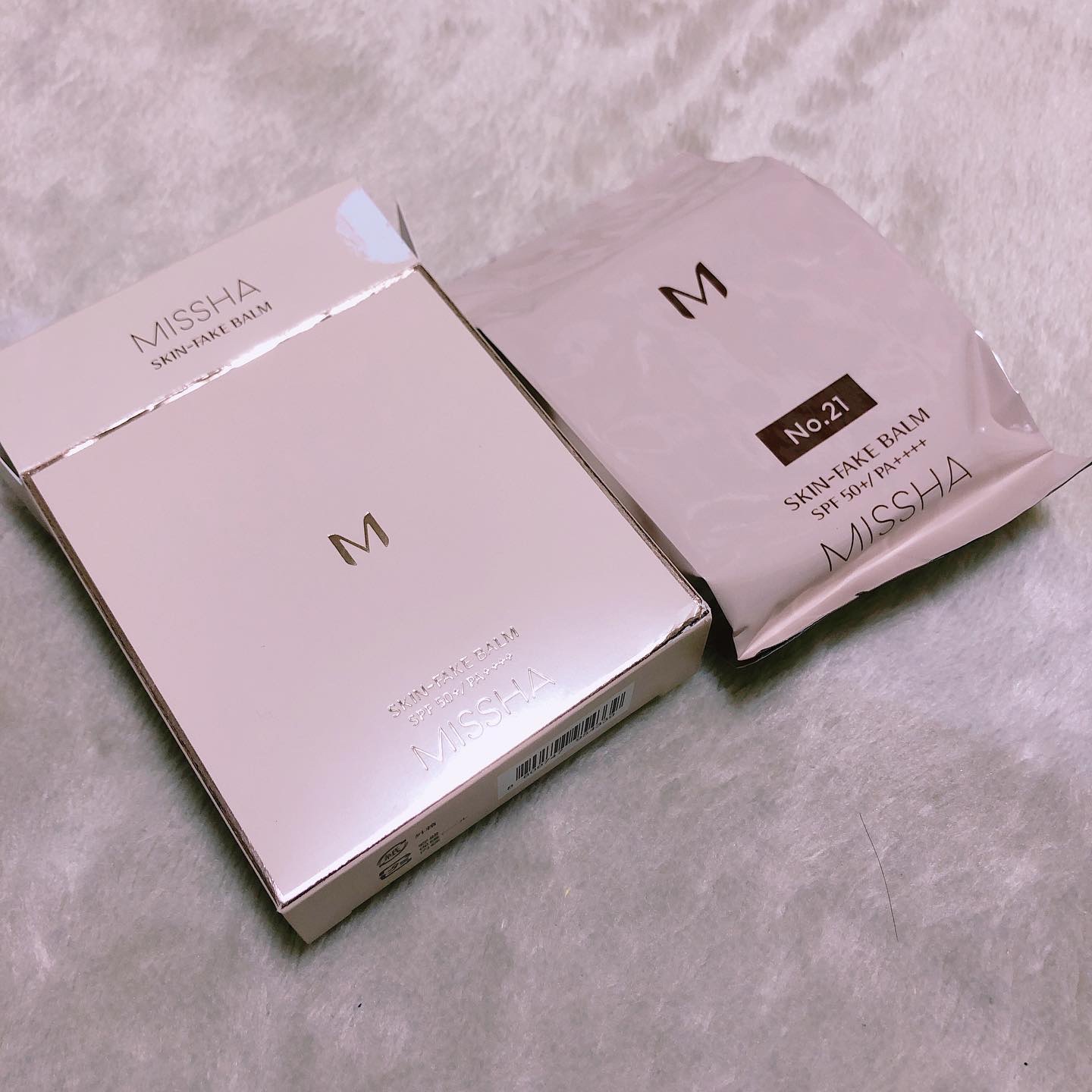 ミシャ M スキンフェイクバーム/MISSHA/クリーム・エマルジョンファンデーションを使ったクチコミ（2枚目）