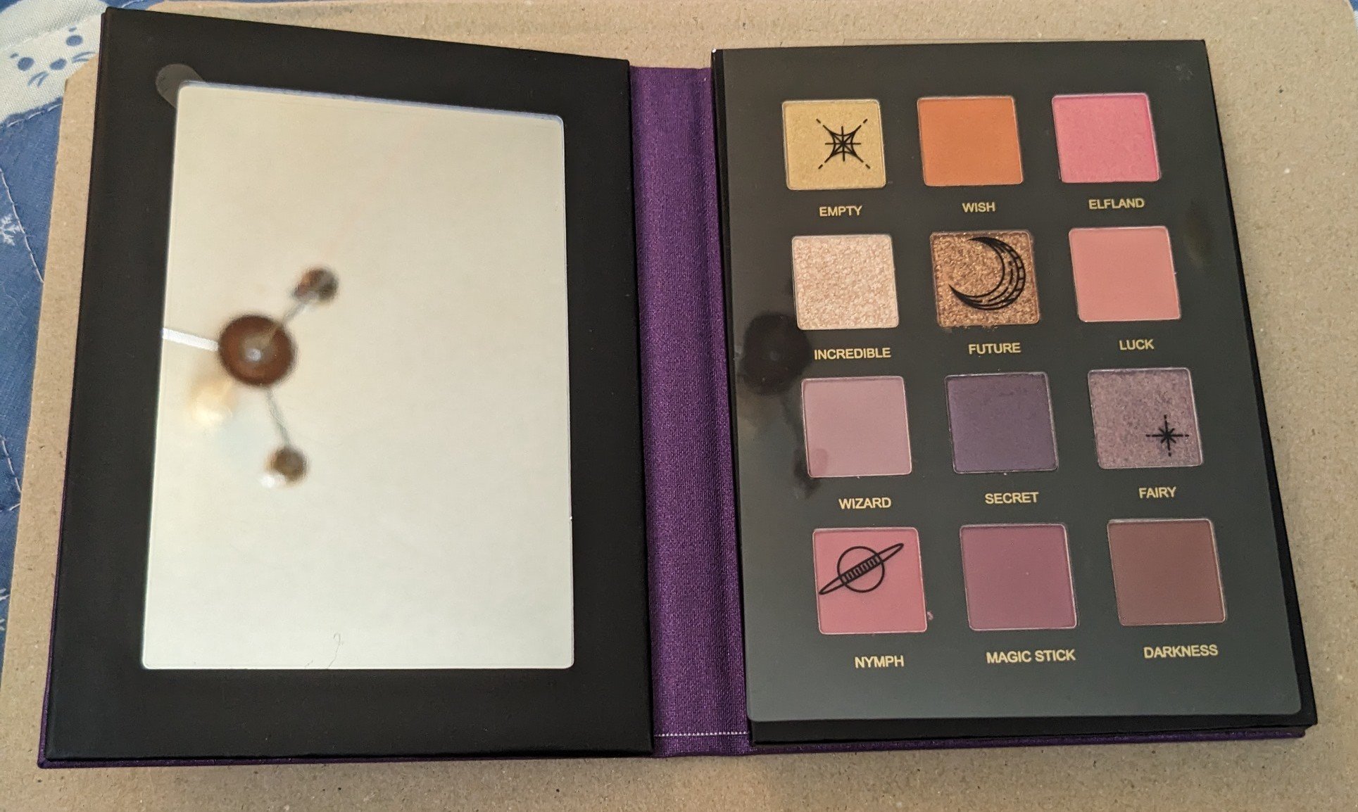 星空12色アイシャドウパレット/VCND/アイシャドウパレットを使ったクチコミ（2枚目）