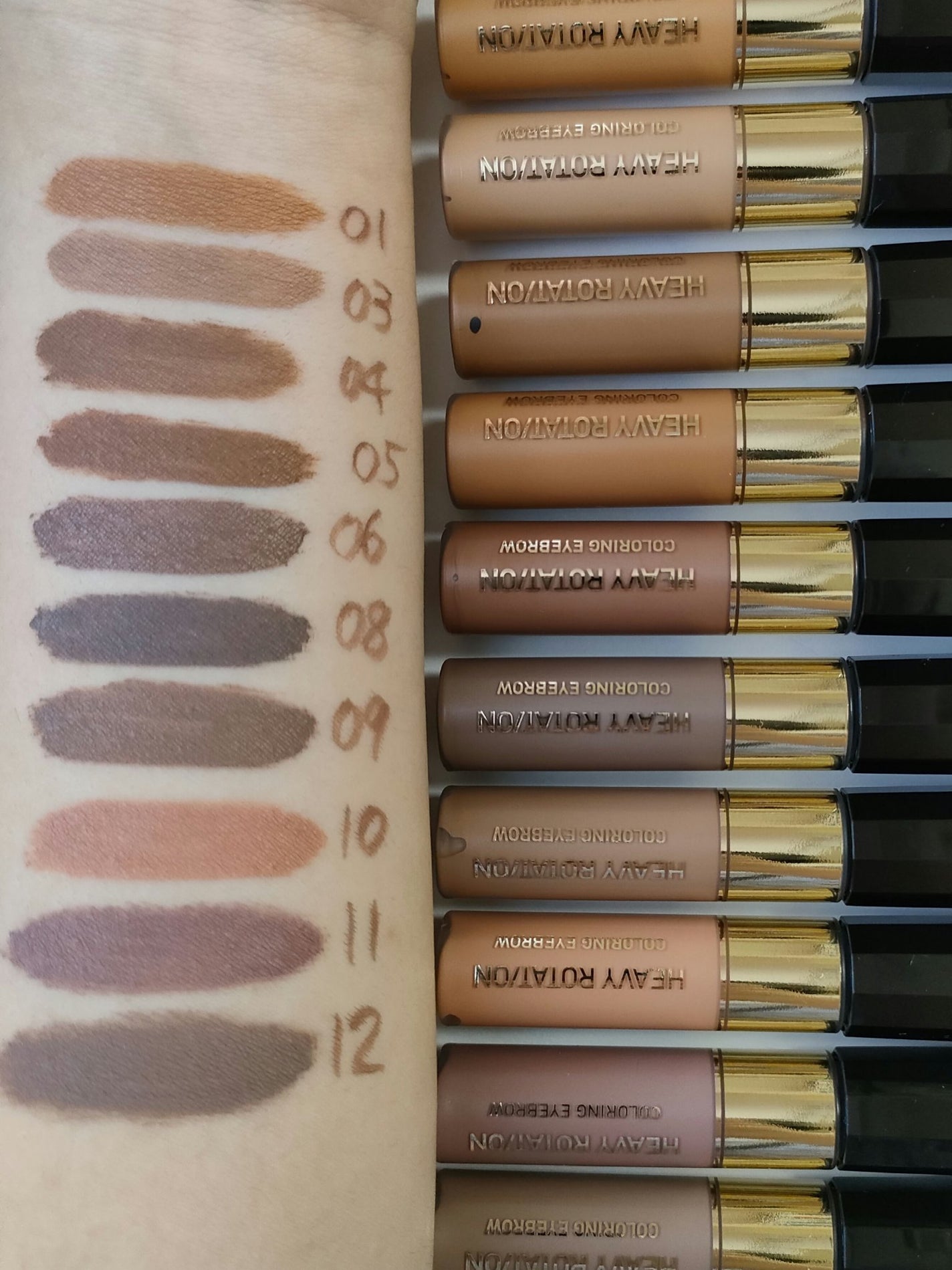 カラーリングアイブロウ/ヘビーローテーション/眉マスカラを使ったクチコミ(2枚目)