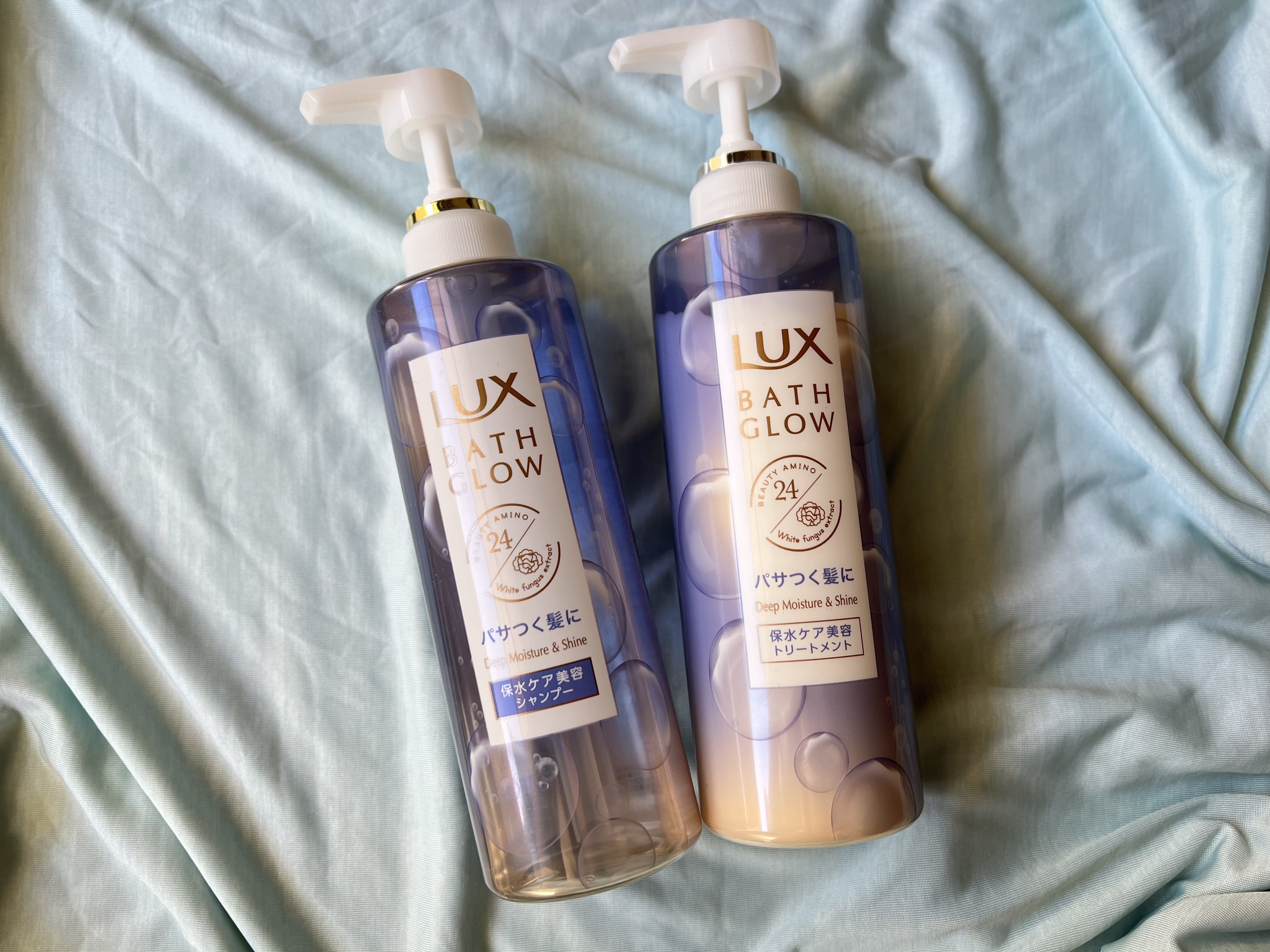 バスグロウ ディープモイスチャー&シャイン シャンプー/トリートメント/LUX/市販シャンプーを使ったクチコミ（1枚目）