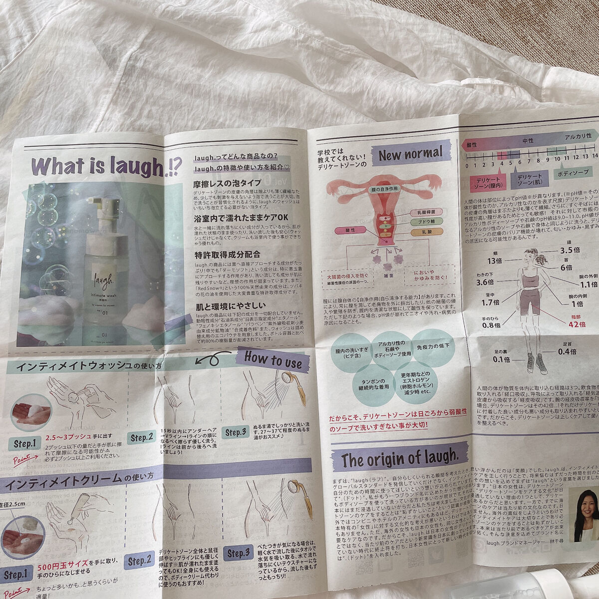laugh.インティメイトウォッシュ　無香料/laugh./デリケートゾーンケアを使ったクチコミ（2枚目）