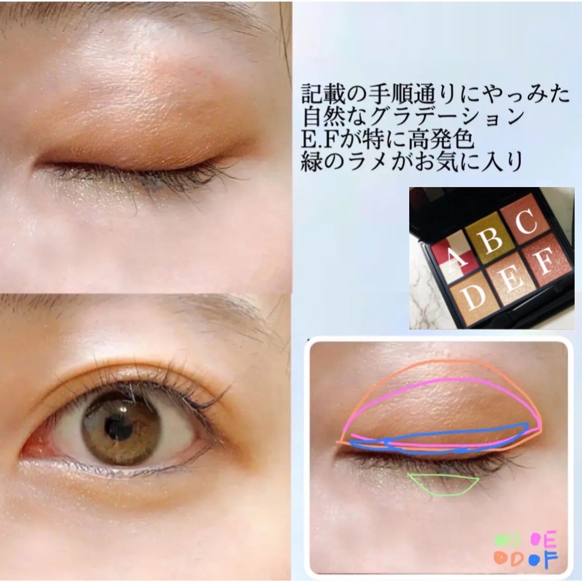 KATE 魂コレクション ブラウンレイヤーパレット/KATE/アイシャドウパレットを使ったクチコミ(5枚目)