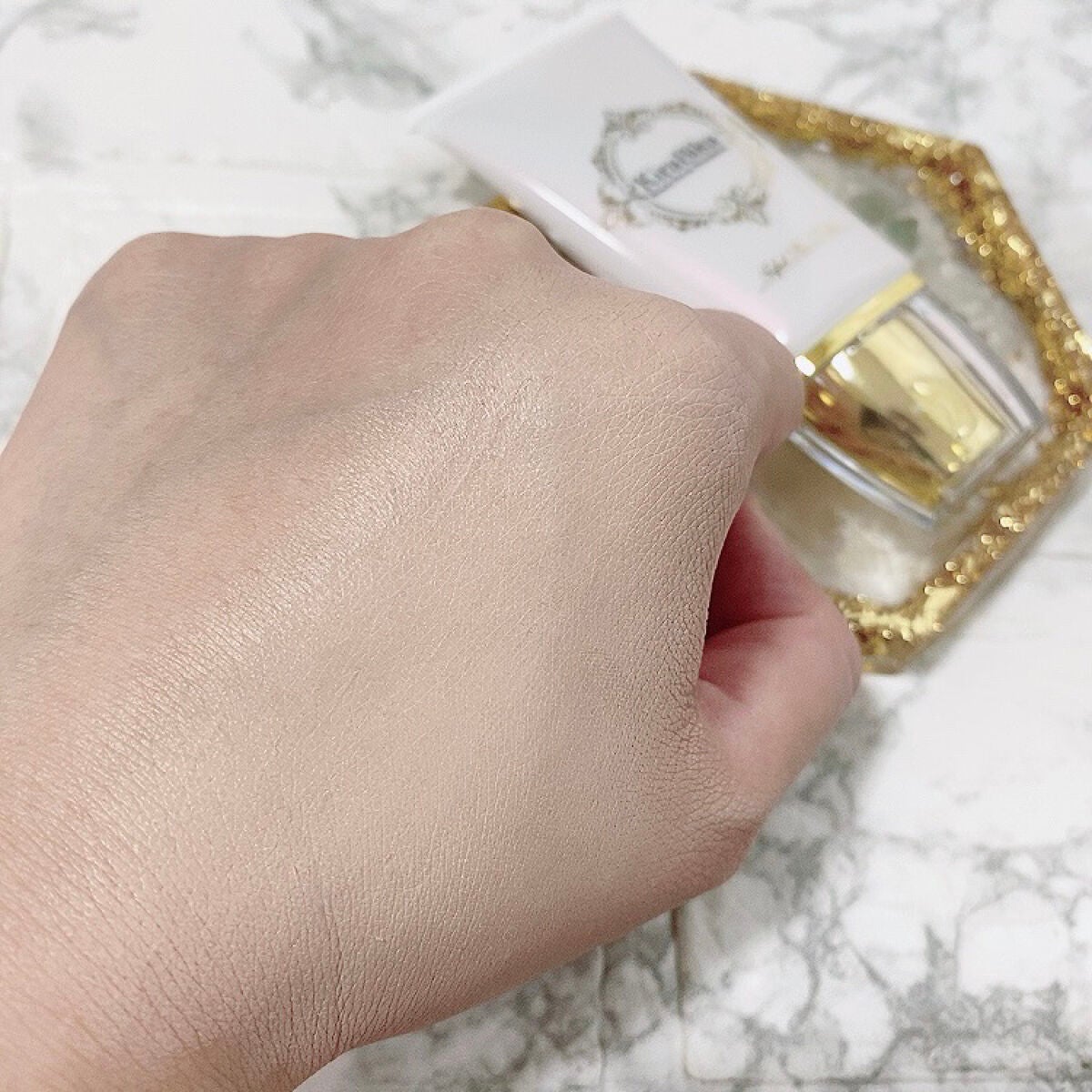 きらびか ビューティーセラムファンデーション/KiraBika/リキッドファンデーションを使ったクチコミ(3枚目)