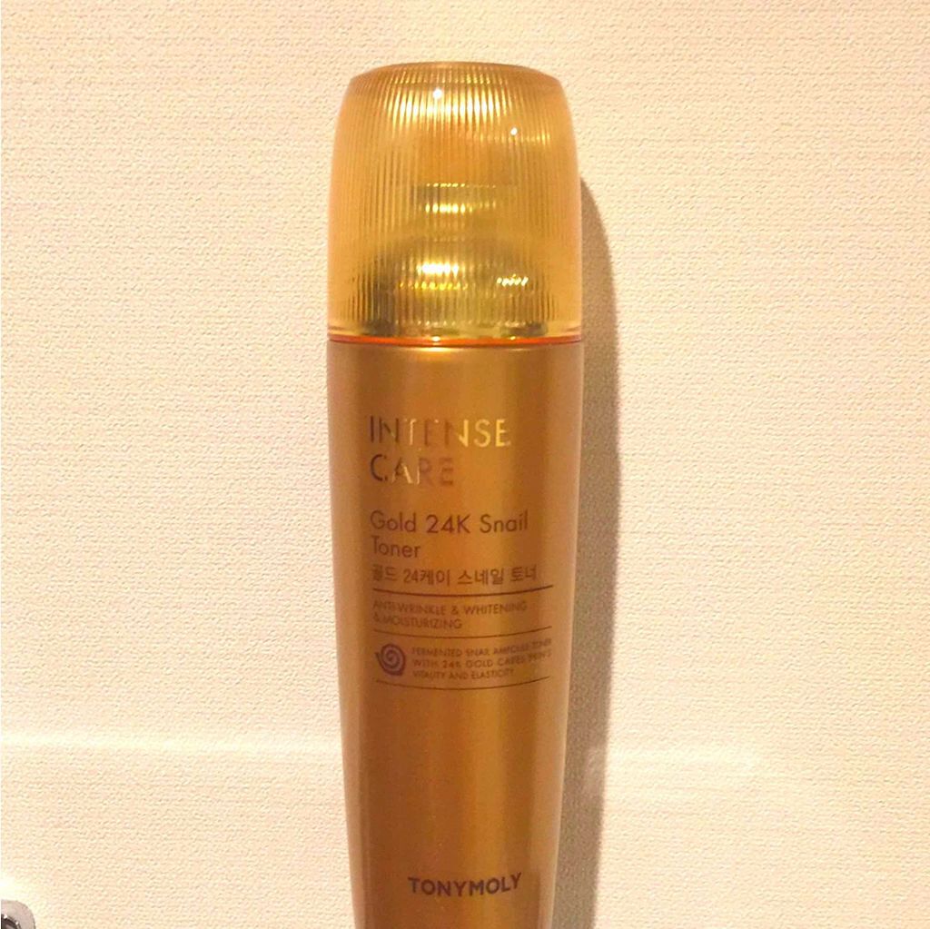 インテンスケア ゴールド 24k スネールトナー/TONYMOLY/化粧水を使ったクチコミ（1枚目）