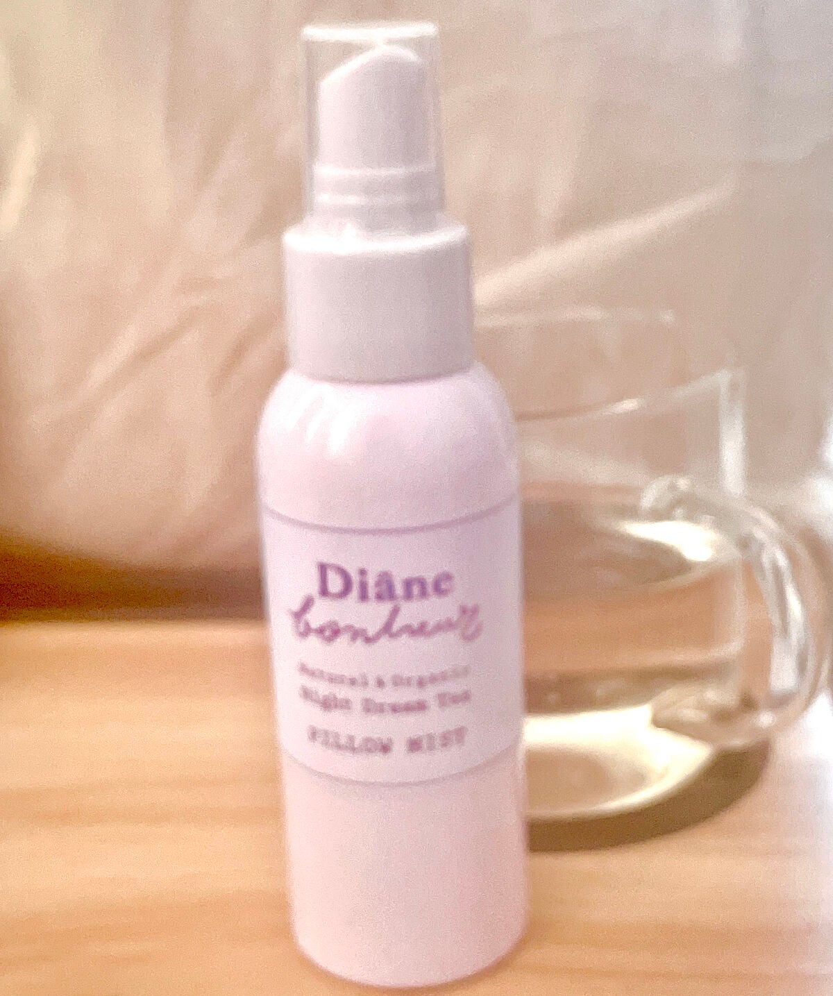 ダイアンボヌール おやすみピローミスト ナイトドリームティーの香り/ダイアン/ファブリックミストを使ったクチコミ(1枚目)