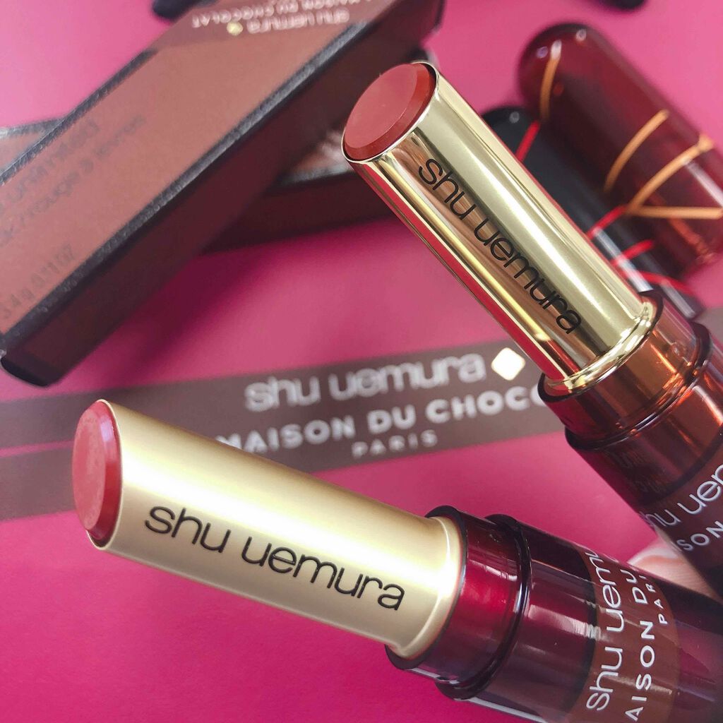 ルージュ アンリミテッド マット/shu uemura/口紅を使ったクチコミ(3枚目)