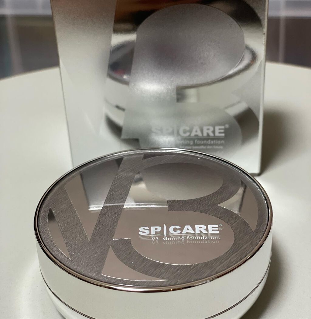 V3シャイニングファンデーション/SPICARE/クッションファンデーションを使ったクチコミ（1枚目）