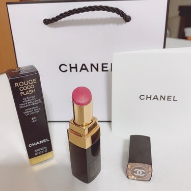 ルージュ ココ フラッシュ 82 ライヴ/CHANEL/口紅を使ったクチコミ（1枚目）