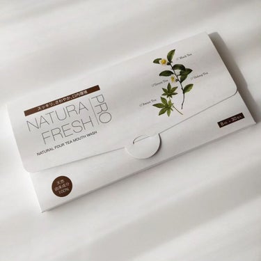 ドクターズチョイス NATURA FRESH PROのクチコミ「ナチュラフレッシュプロ30包✨

天然由来成分100％のマウスウォッシュ✴️

4つの茶葉成分.....」（2枚目）