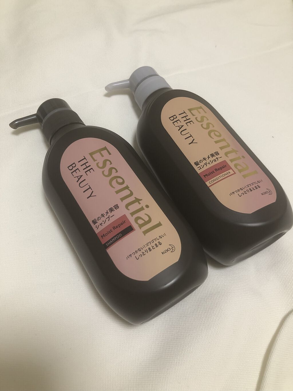 THE BEAUTY 髪のキメ美容シャンプー／コンディショナー＜モイストリペア＞	/エッセンシャル/市販シャンプーを使ったクチコミ（1枚目）