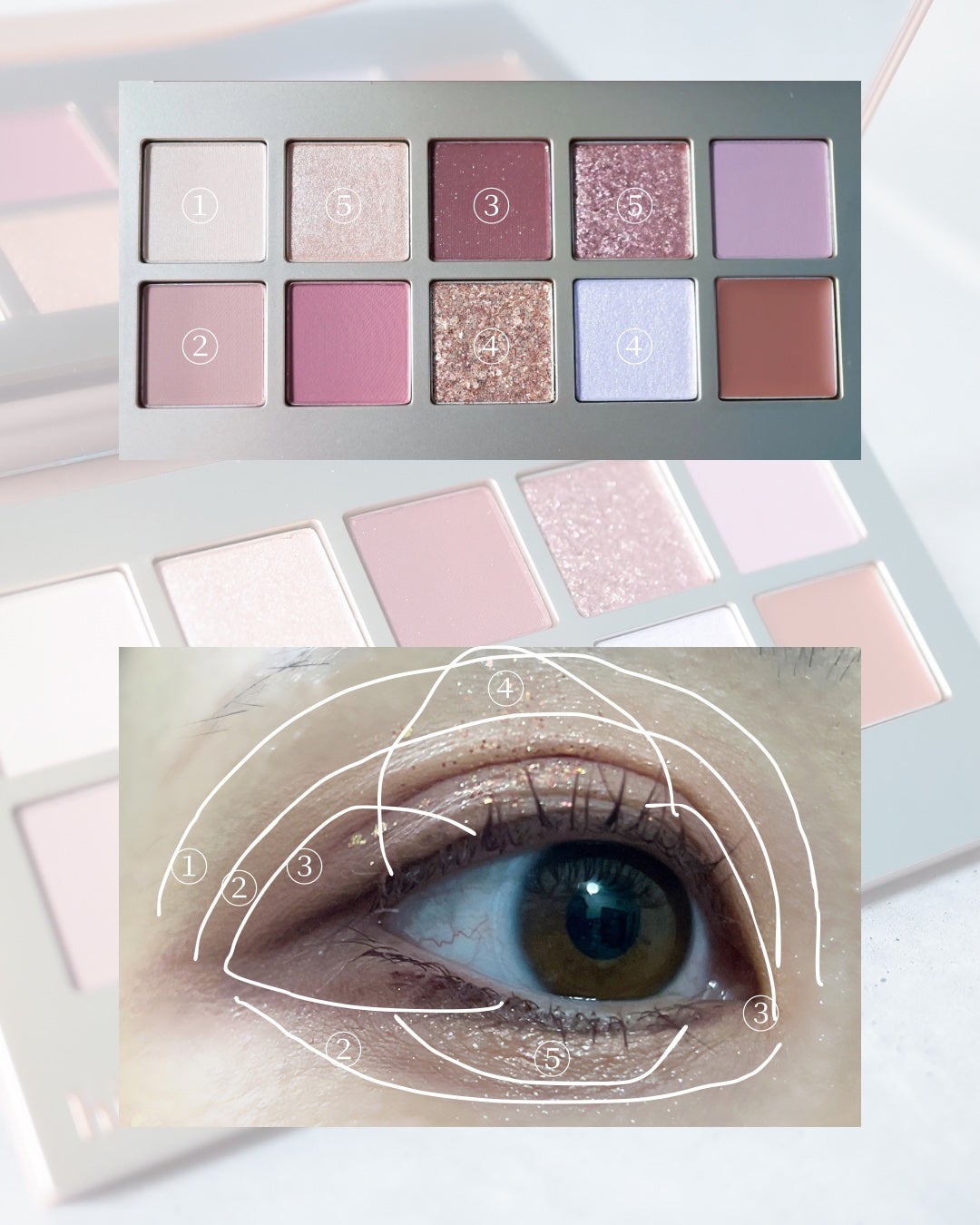 ニューデップスアイシャドウパレット/hince/アイシャドウパレットを使ったクチコミ(3枚目)