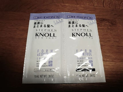 フォルムコントロール シャンプー/コンディショナー/スティーブンノル ニューヨーク/市販シャンプーを使ったクチコミ(1枚目)