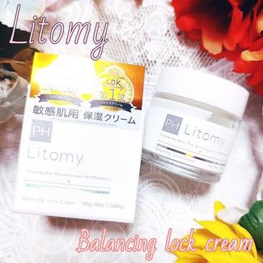 Litomy バランシング ロッククリームのクチコミ「Litomyのバランシング ロッククリーム
を使ってみましたよ〜☺️❤️


こちらはpHバラ.....」（1枚目）