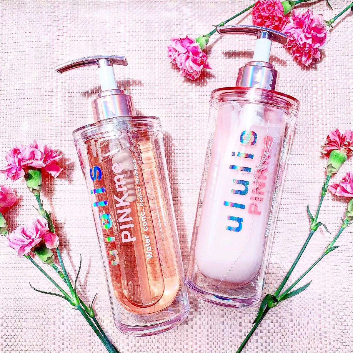 ウォーターコンク モイスト シャンプー(桜ver.)/ヘアトリートメント(桜ver.)/ululis/市販シャンプーを使ったクチコミ(1枚目)