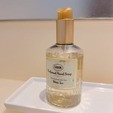 SABON ハンドソープのクチコミ「🧼✨

SABON
ハンドソープ
ホワイトティー

ハンドクリームも大好きな香り🌿✨
ホワイト.....」（1枚目）