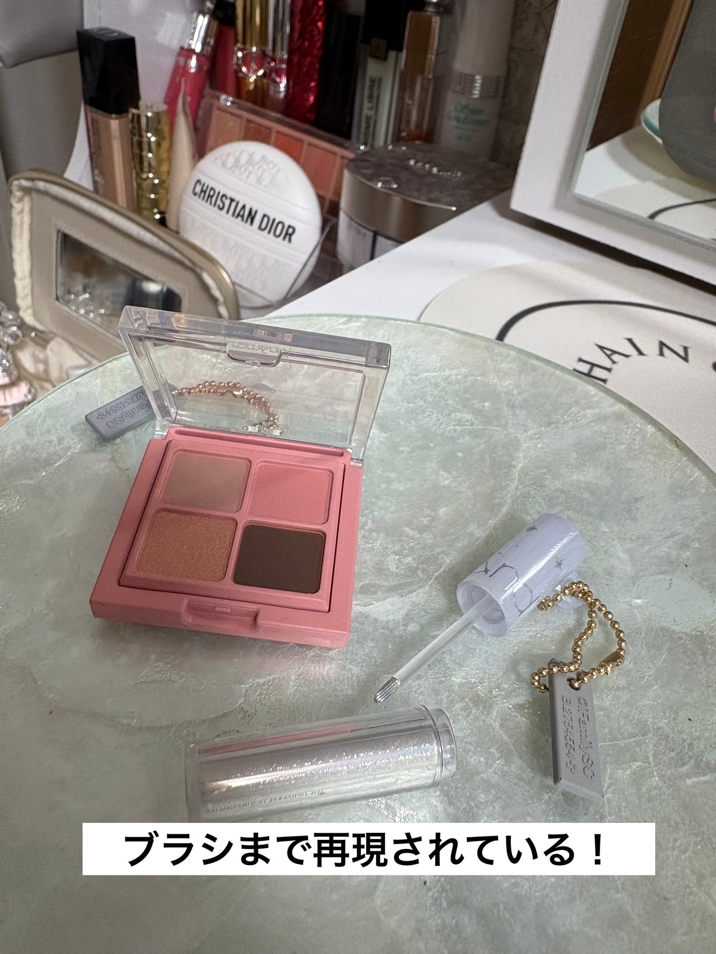 リキッド グリッター シャドウ/rom&nd/グリッターを使ったクチコミ(3枚目)