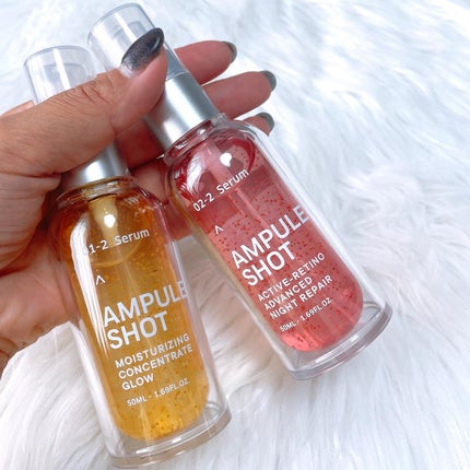 モイスチャーライジング コンセントレートグロウ セラム/AMPULE SHOT/美容液を使ったクチコミ(6枚目)