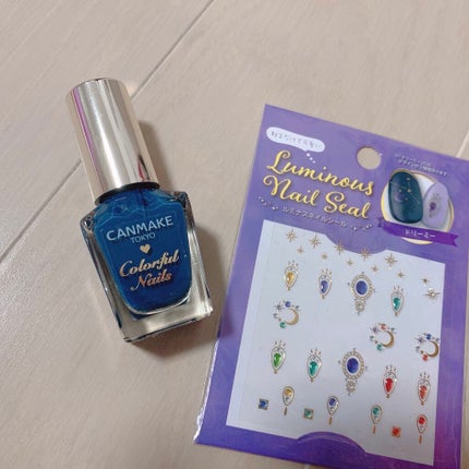 カラフルネイルズ N27 クラシックネイビー/キャンメイク/マニキュアを使ったクチコミ(2枚目)