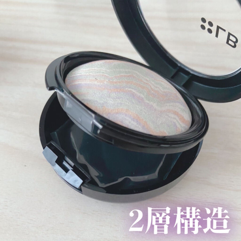 マーブルハイライター/LB/パウダーチークを使ったクチコミ(4枚目)