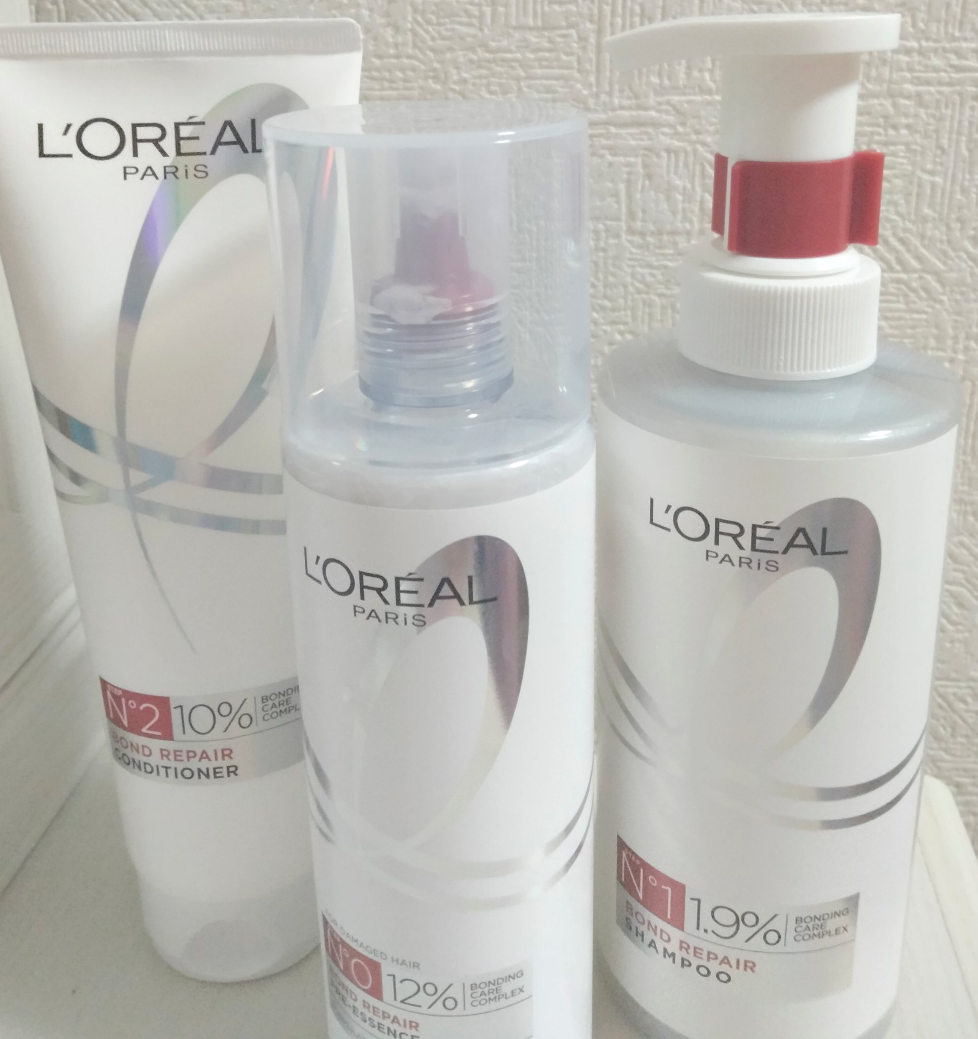 ロレアル パリ ボンド リペア シャンプー／コンディショナー/ロレアル パリ/市販シャンプーを使ったクチコミ（1枚目）