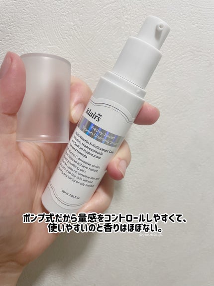フレッシュリージュースドビタミンチャージングセラム(30ml)/Klairs/美容液を使ったクチコミ(2枚目)