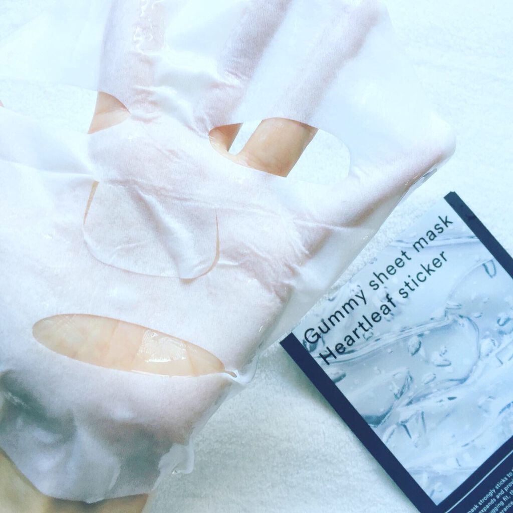 ガムシートマスクドクダミステッカー/Abib /シートマスク・パックを使ったクチコミ(3枚目)