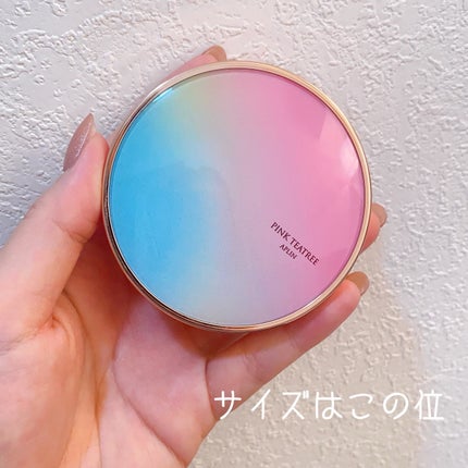 ピンクティーツリーカバークッション/APLIN/クッションファンデーションを使ったクチコミ(3枚目)