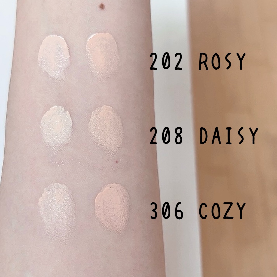 ツートンクッション 306 コージー/MILLIMILLI/クッションファンデーションを使ったクチコミ（3枚目）