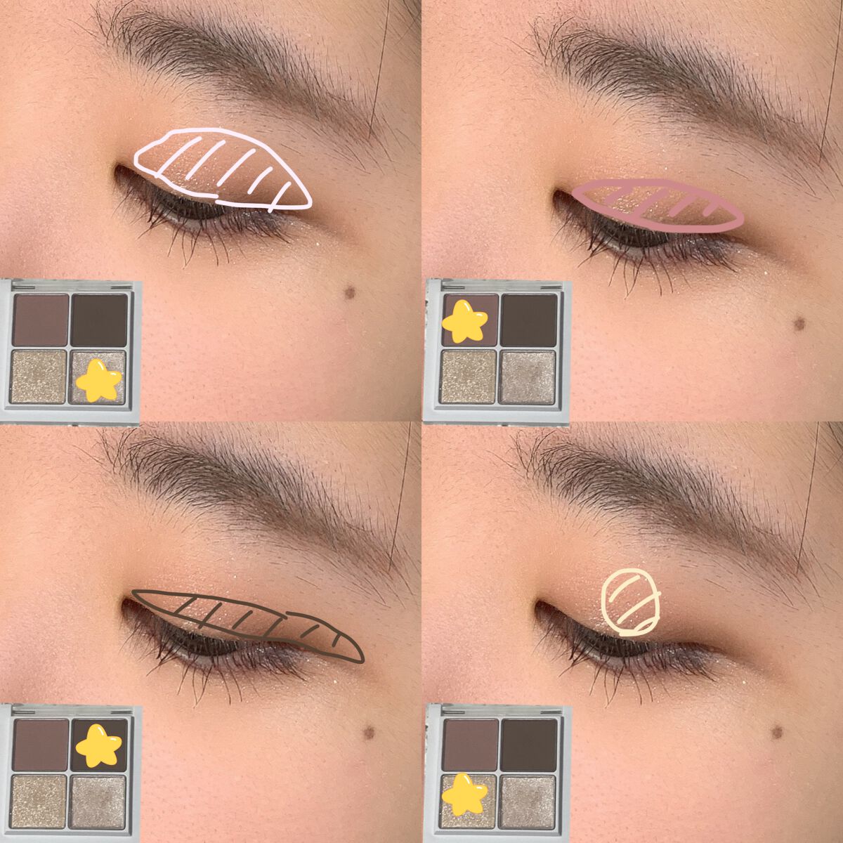 THE アイパレR/b idol/アイシャドウパレットを使ったクチコミ（2枚目）