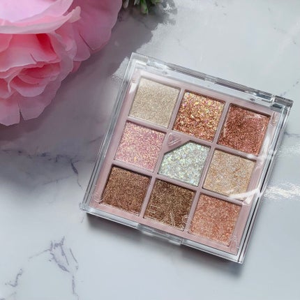 グリッターペディアアイパレット/unleashia/アイシャドウパレットを使ったクチコミ(5枚目)