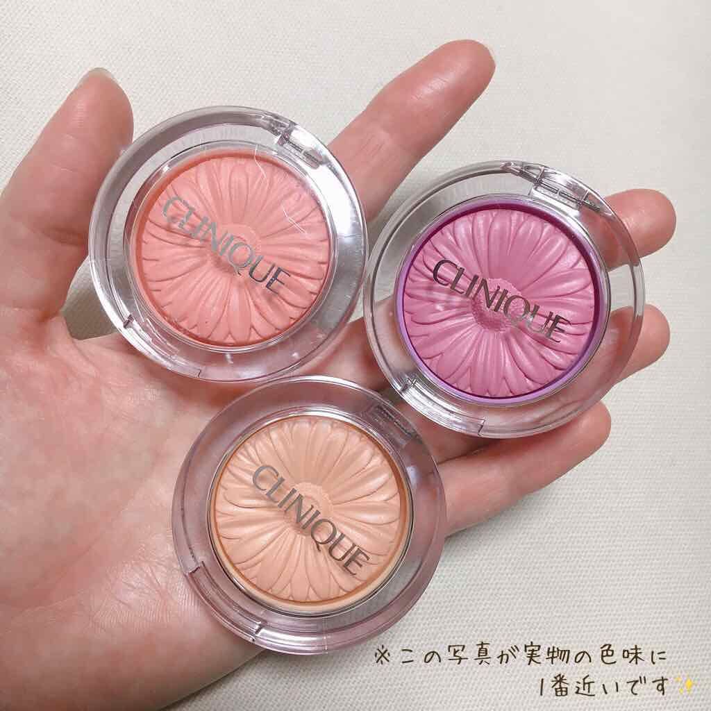 チーク ポップ/CLINIQUE/パウダーチークを使ったクチコミ（3枚目）