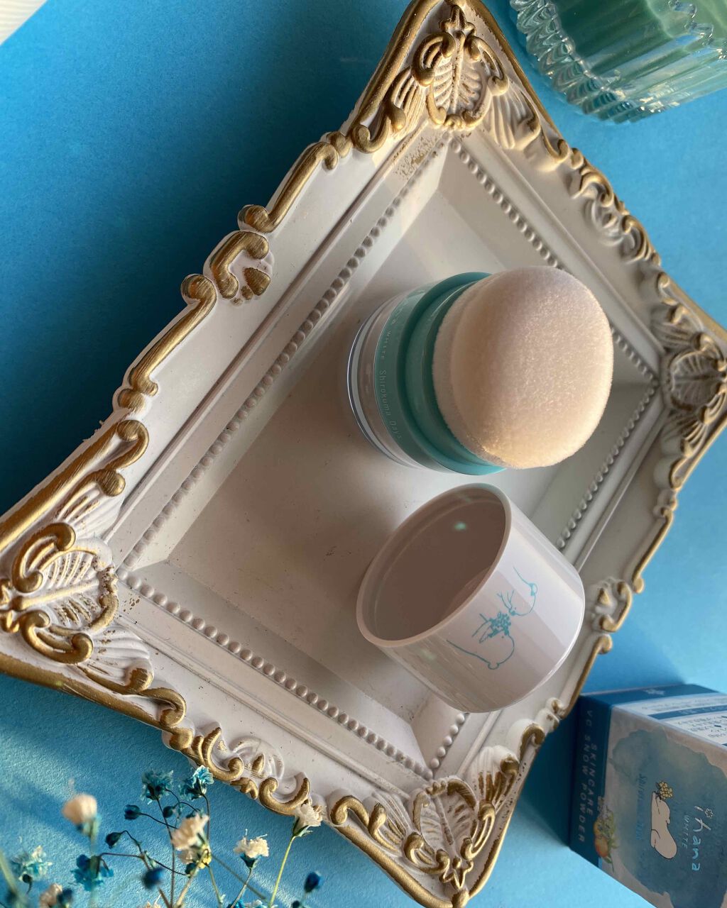 ihana WHITE スキンケアVCスノーパウダー/IHANA/ルースパウダーを使ったクチコミ（2枚目）