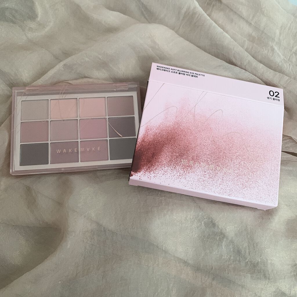 ソフトブラーリングアイパレット/wakemake/アイシャドウパレットを使ったクチコミ（1枚目）