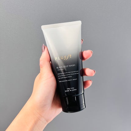 BLACK JELLY WASH(ブラックジェリーウォッシュ)/PLUEST/その他洗顔料を使ったクチコミ(1枚目)
