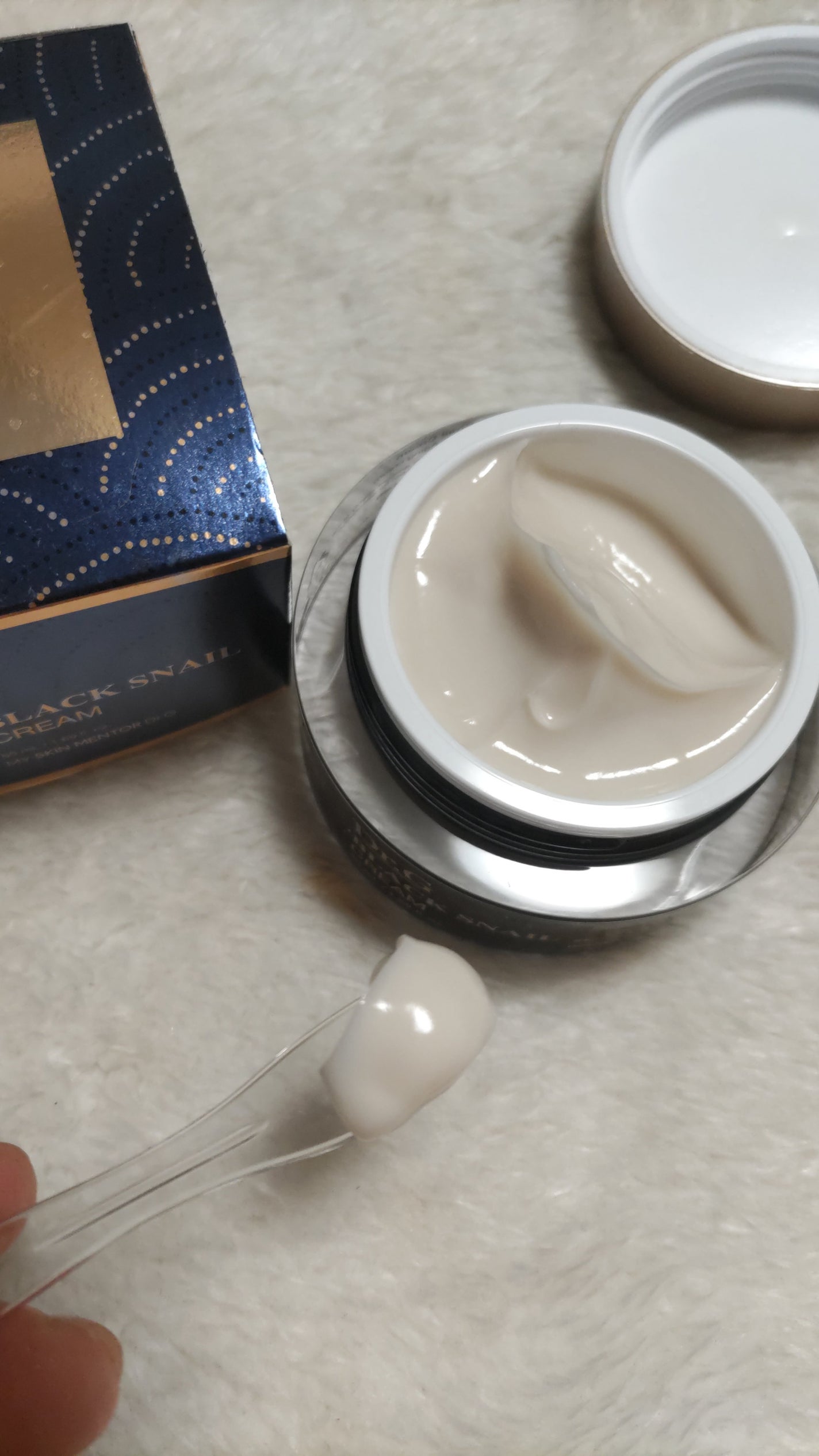 ブラックスネイル クリーム/Dr.G/フェイスクリームを使ったクチコミ(2枚目)