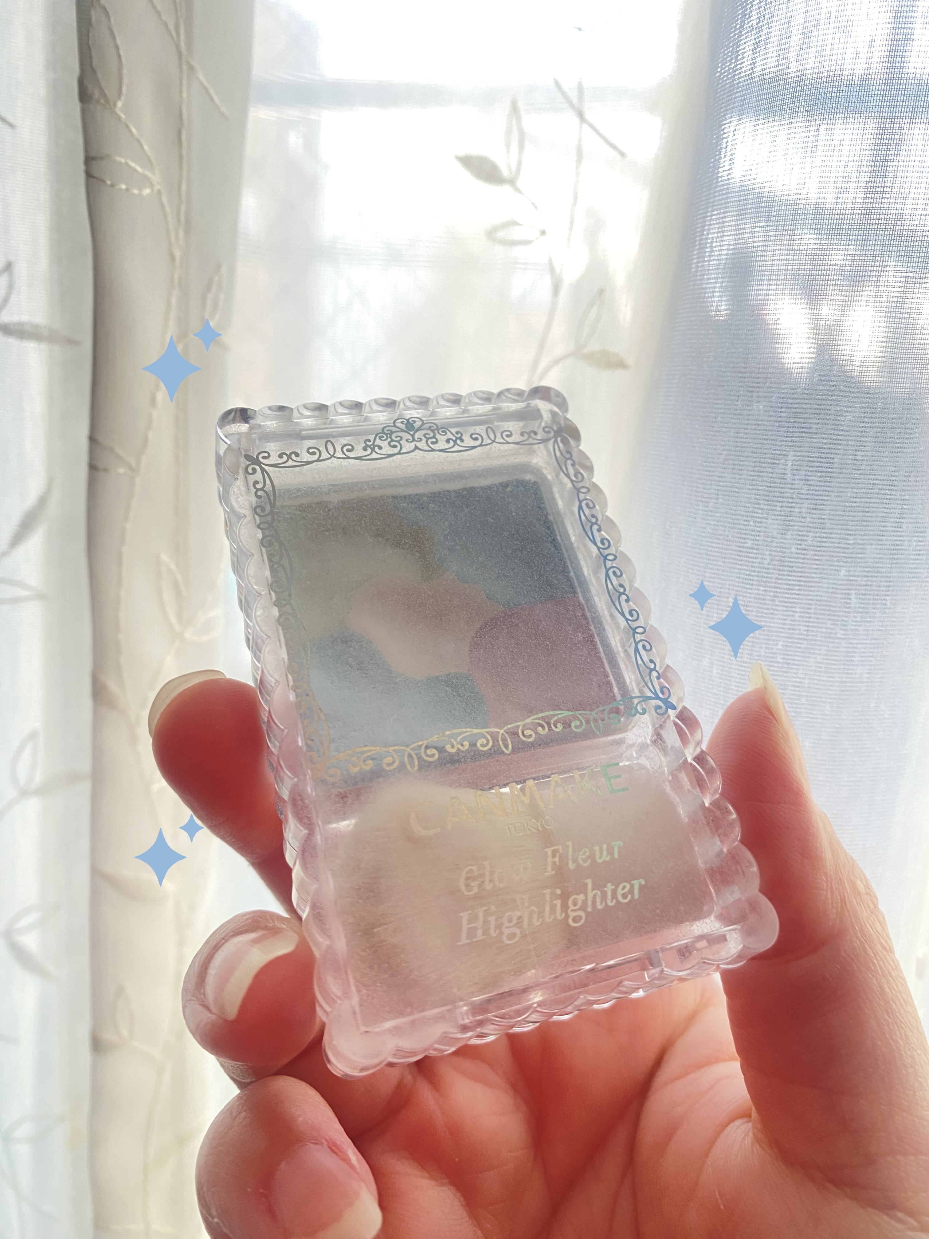 グロウフルールハイライター 03 クリスタルライト/キャンメイク/パウダーハイライトを使ったクチコミ（1枚目）