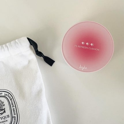 F5 リフレッシュクッション/keybo/クッションファンデーションを使ったクチコミ(1枚目)