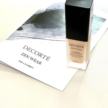 ゼン ウェア フルイド/DECORTÉ/リキッドファンデーションを使ったクチコミ(1枚目)