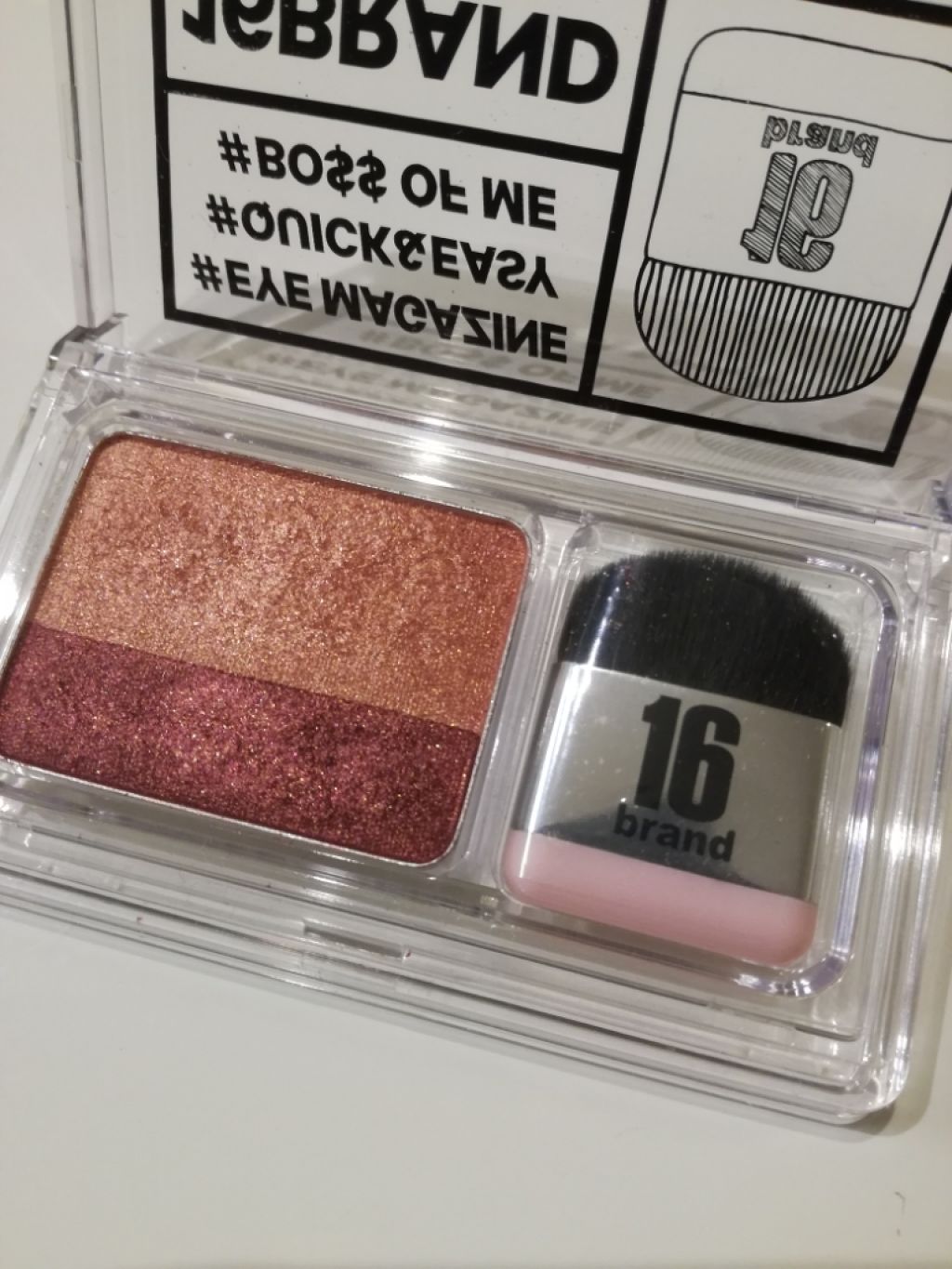 16 EYE MAGAZINE/16BRAND/アイシャドウパレットを使ったクチコミ(2枚目)