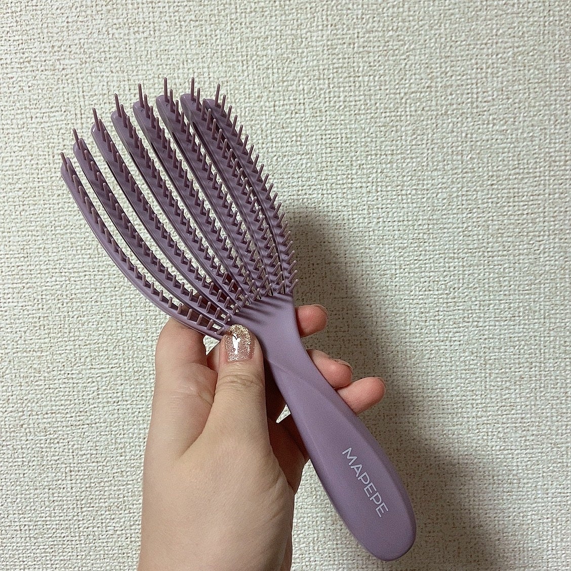 フィンガーフレックスブラシ/マペペ/ヘアブラシを使ったクチコミ(1枚目)