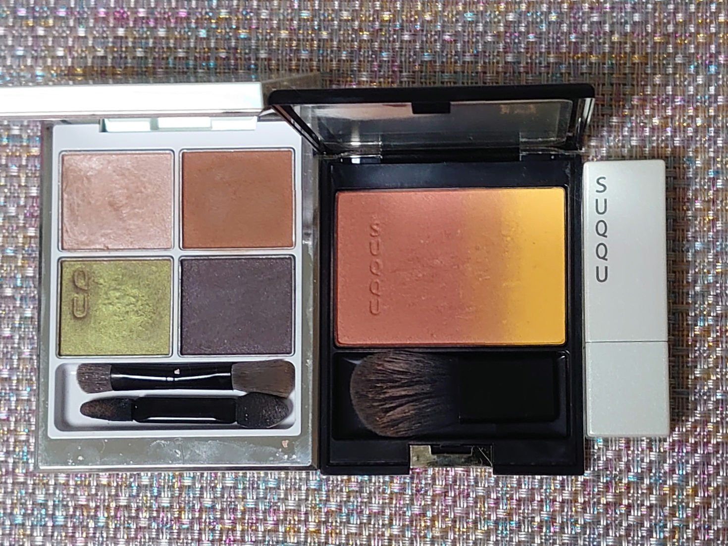 SUQQU シグニチャーカラー アイズ 148 チーク リップ 3点 SUQQU(スック)夏コレ】シグニチャーカラーアイズ148萌日向！萌え