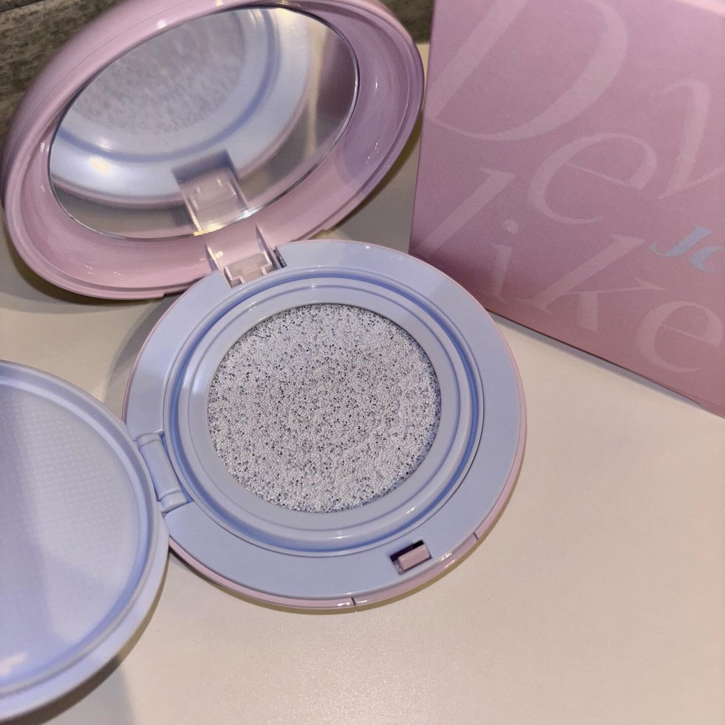 デューライクジェロー トーンアップクッション/espoir/化粧下地を使ったクチコミ(4枚目)